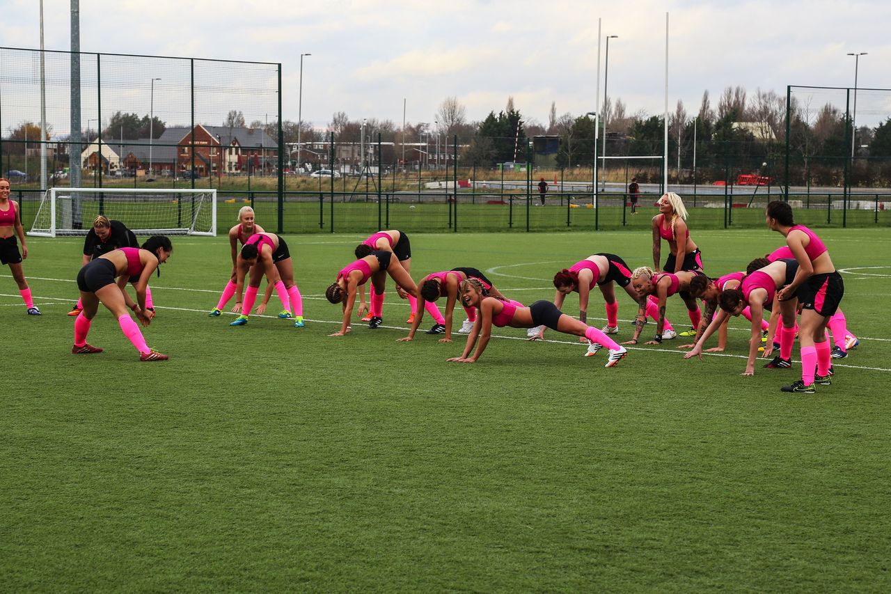 Lingerie Football League To Launch In Uk Despite Sexism Row As Female Footballers Fight For 