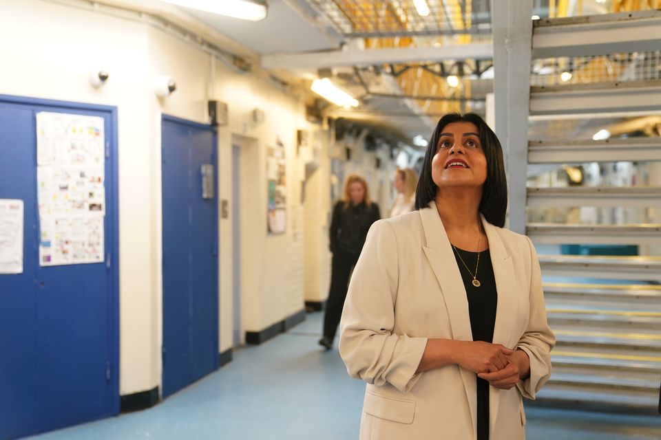 Justice Secretary Shabana Mahmood introduced the scheme to address prison overcrowding amid fears jails will run out of space (Joe Giddens/PA)