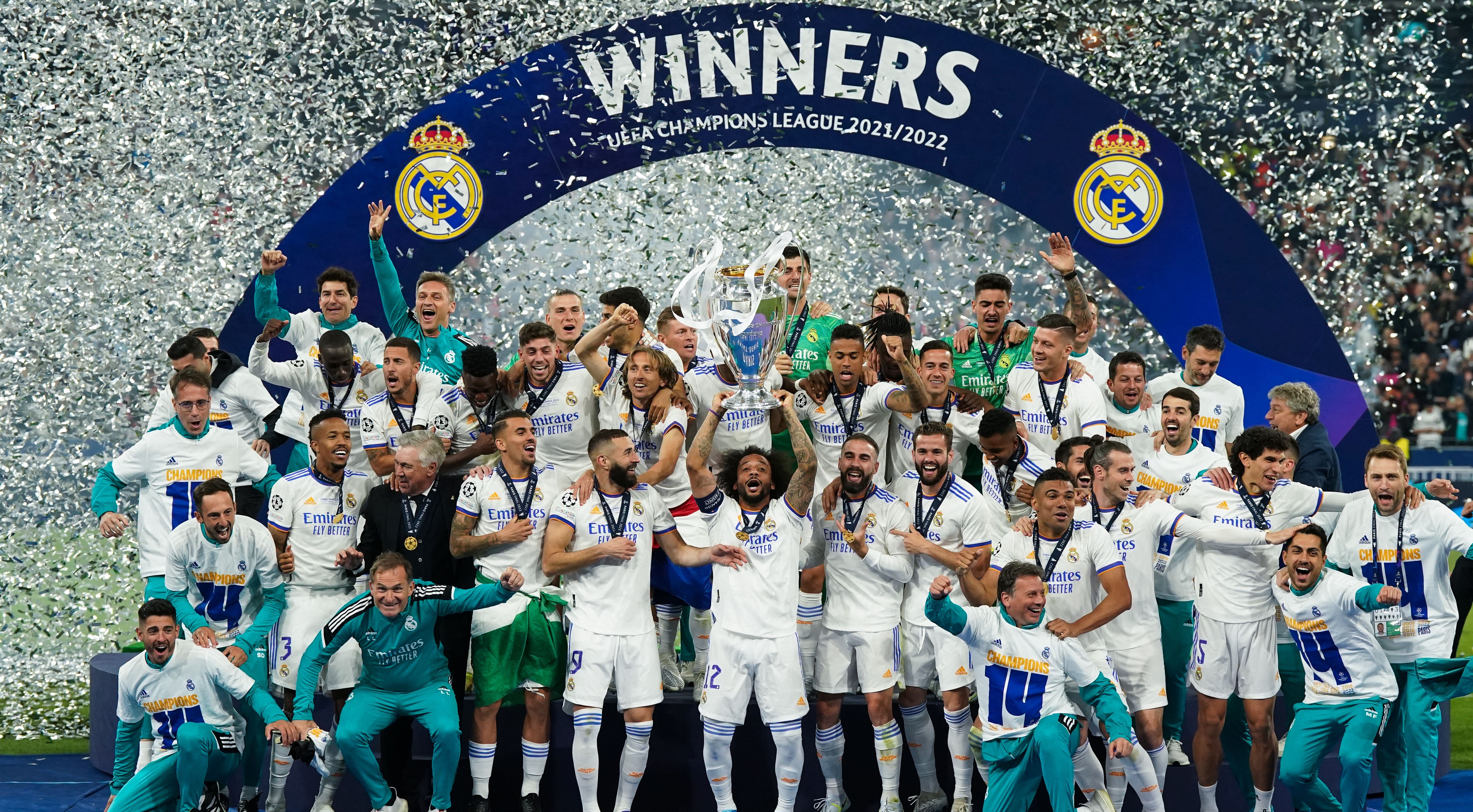 Real Madrid beat Liverpool to win 14th Champions League title thanks to  Vinicius Junior and Thibaut Courtois 