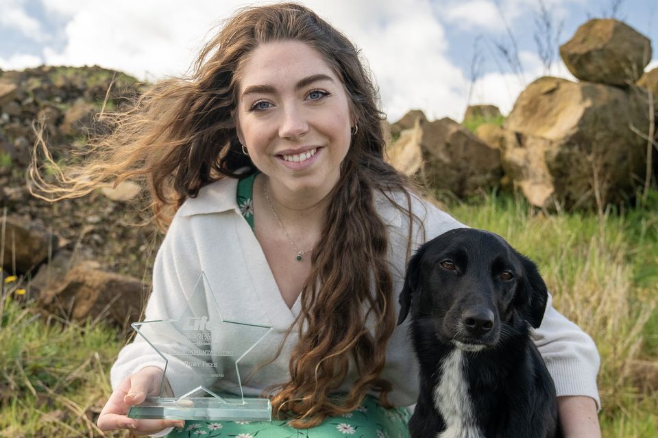 Ruby and her dog Isla (Picture by Aodhán Roberts/Sunday Life)