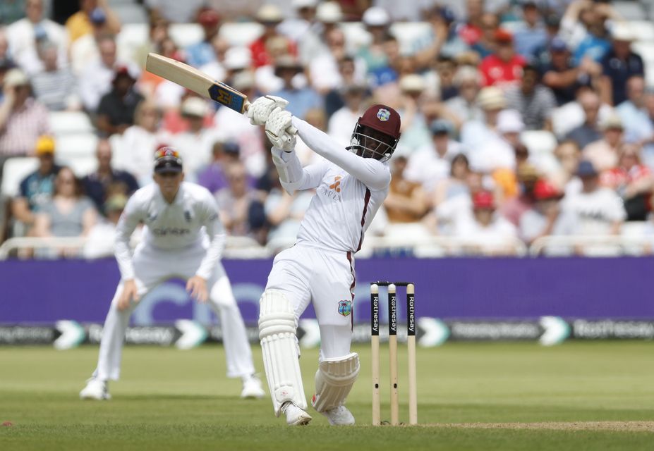 Shamar Joseph had some fun as last man (Nigel French/PA)