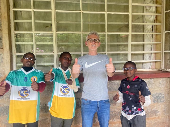 It was humbling, says NI Specsavers boss of his work treating patients at makeshift clinic in Kenya