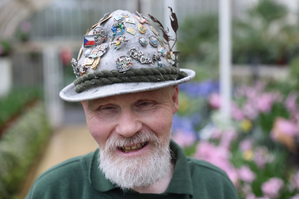 Archie Park, the renowned gardener at Belfast’s Botanic Gardens is retiring after 50 years working in Belfast parks, where he began by cycling every day from Antrim.  Archie’s passion for garnering led him to many countries to enrich his expertise and craft.  Picture by Peter Morrison