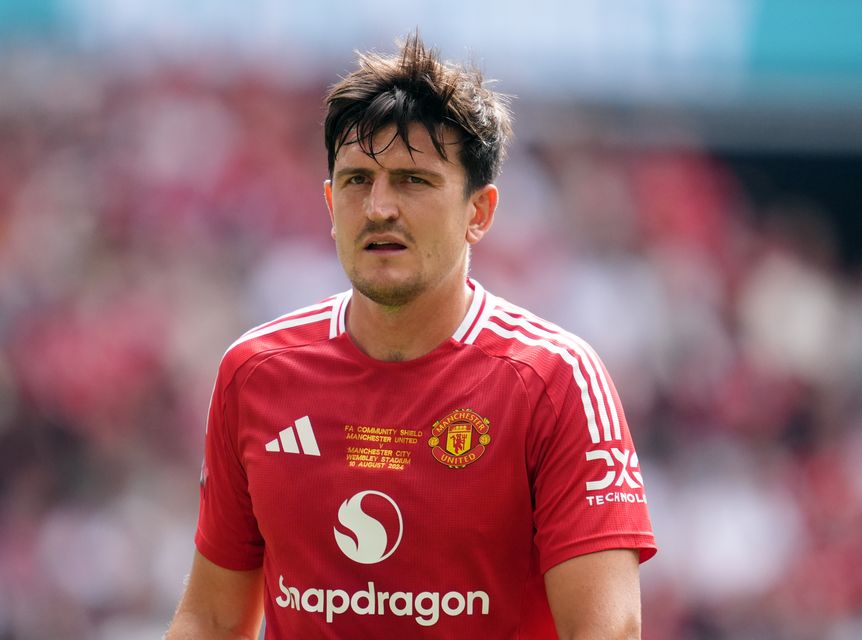 Harry Maguire suffered an injury at Wembley (Adam Davy/PA)