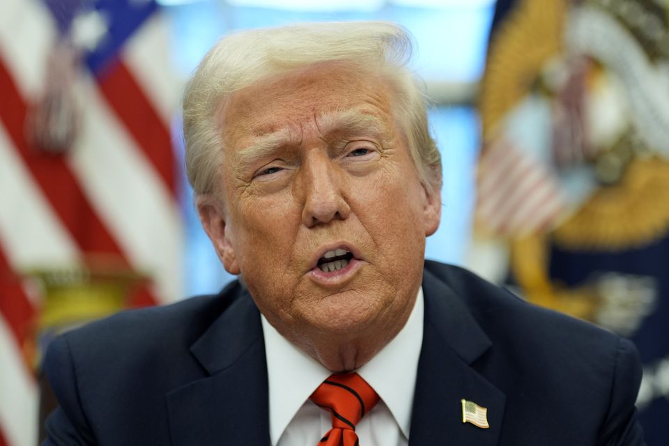 US President Donald Trump’s senior advisers are expected to meet with Ukrainian President Volodymyr Zelensky later this week (Alex Brandon/AP)