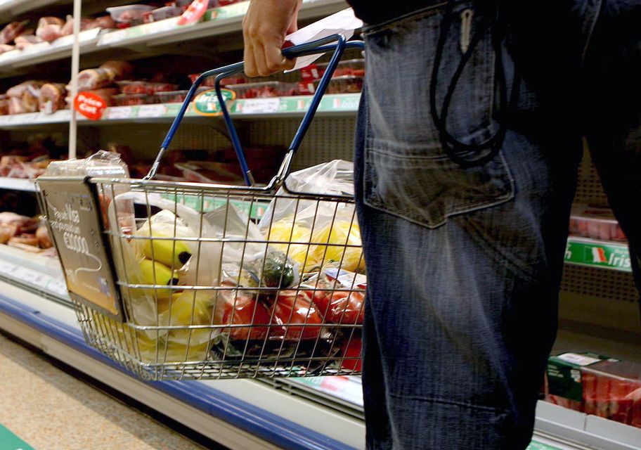 Food sales rose in April, but not by as much as the previous year (Julien Behal/PA Wire)