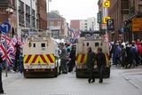 thumbnail: Loyalist protestors converge on Belfast city hall. Picture date: Saturday January 5, 2013