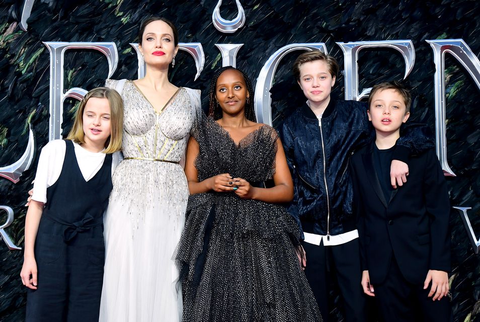 Angelina Jolie In London With The Kids - Lake Diary