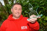 thumbnail: Seamus Crossan with his Spirit of Health award (Picture by Martin McKeown)