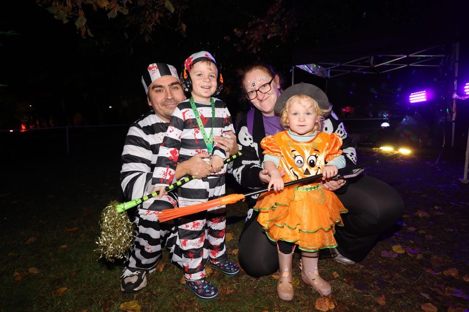 Enjoying the Halloween fun at Shaftesbury Park in Carrickfergus. Image: Steven McAuley