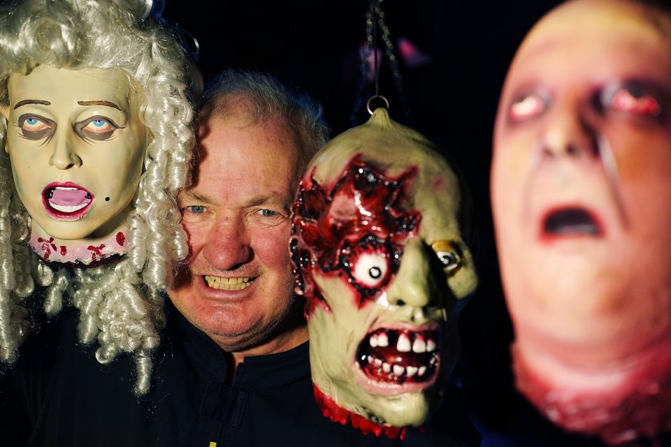 A selection of severed heads will greet brave visitors (Brian Lawless/PA)