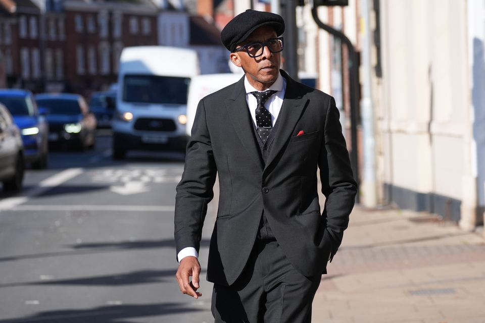 Jay Blades arrived at court in his trademark cap (Jacob King/PA)