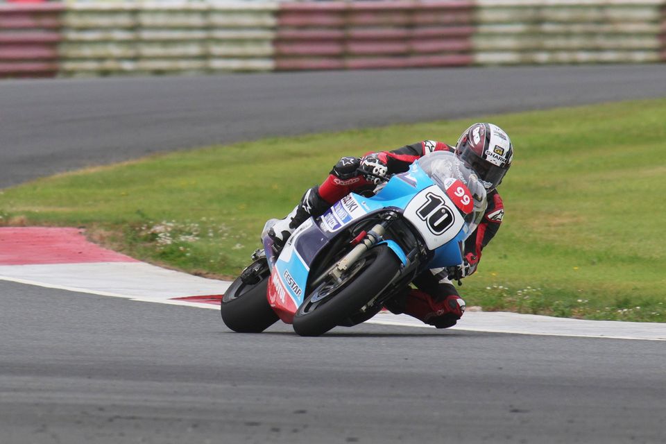 Jeremy McWilliams in action during the GO Classic Bike Festival Ireland held at Bishopscourt