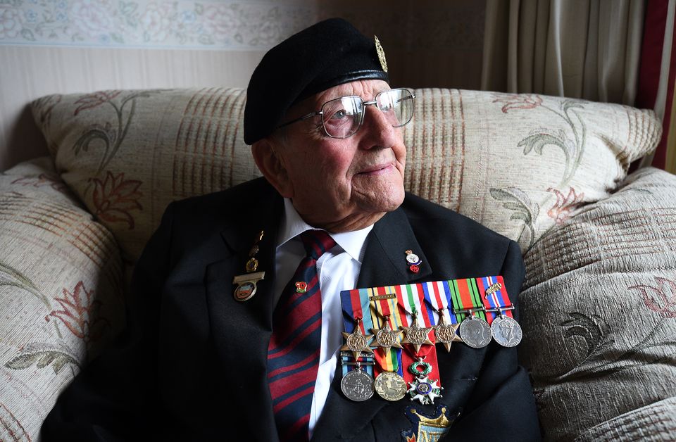 Don Sheppard wearing his campaign medals (Kirsty O’Connor/PA)