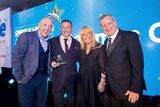 thumbnail: Seamus at last year's awards show with, from left, Kieran McCormick from Balmoral Healthcare, Dan Gordon and Linda Robson (Photo by Kevin Scott for Sunday Life)