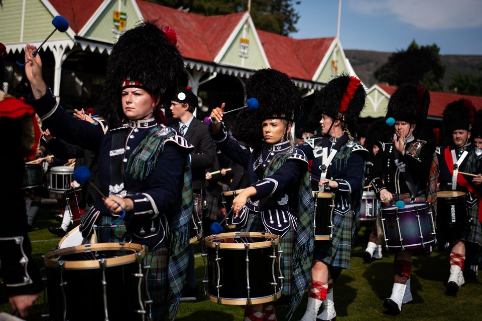 Attendees enjoyed traditional music and dancing by performers (Aaron Chown/PA)