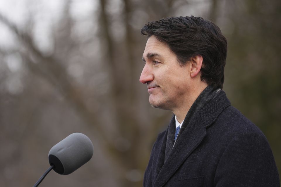 Canada Prime Minister Justin Trudeau announces his resignation as Liberal leader (Sean Kilpatrick/The Canadian Press via AP)