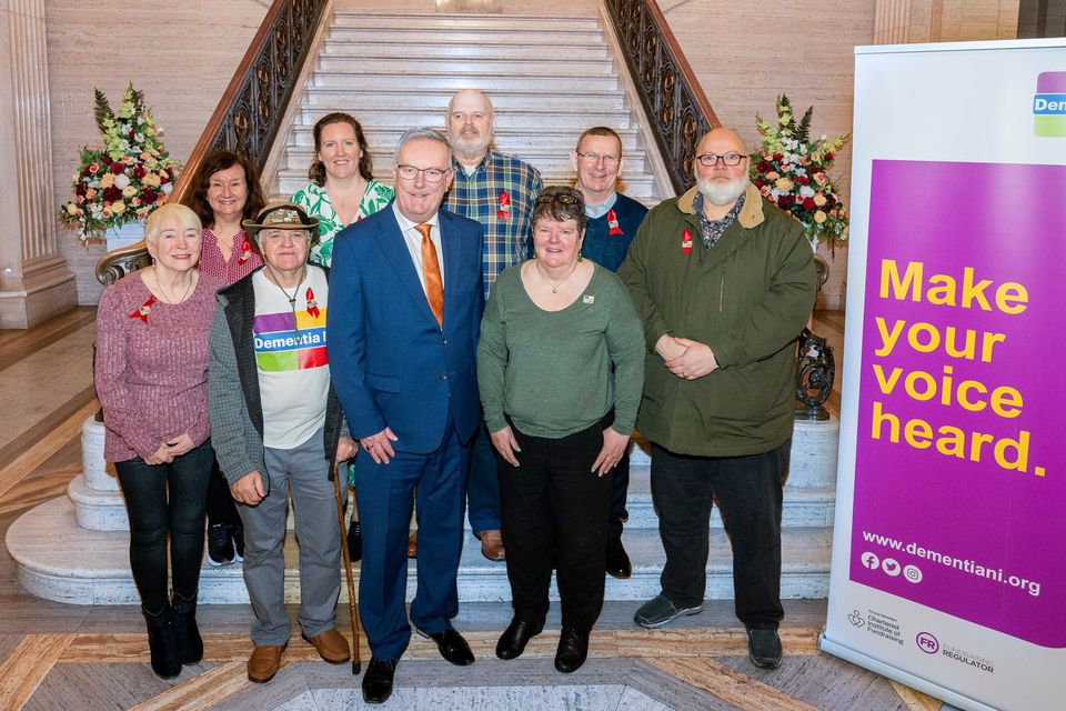 The team from Dementia NI met with Health Minister Mike Nesbitt to press for earlier interventions in diagnosing dementia