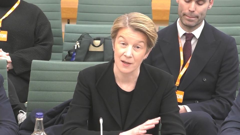 Amanda Pritchard told MPs that there is a ‘a big cultural challenge within the NHS’ (House of Commons/UK Parliament/PA)