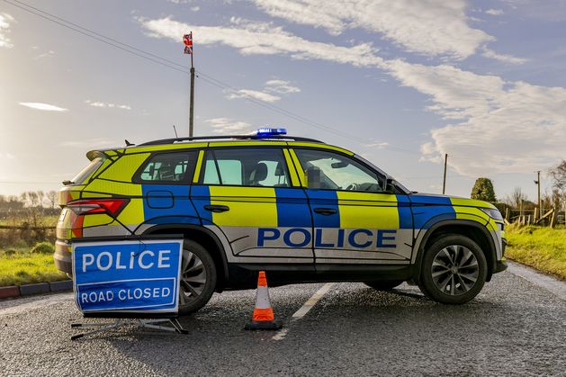 Steeple Road: Emergency services at scene of serious crash between lorry and motorbike in Antrim