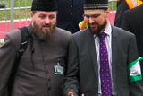 thumbnail: Irish-born Imam Ibrahim Noonan (left) at Jalsa Salana, the International Annual Gathering of the Ahmadiyya Muslim Community