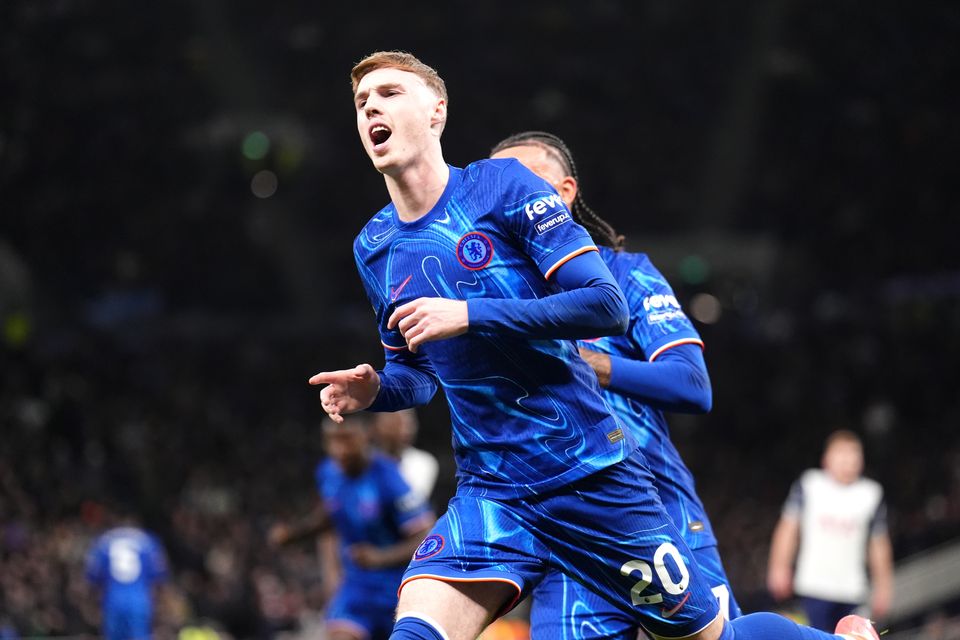 Cole Palmer scored twice against Tottenham to take his Premier League tally for the season to 11 (John Walton/PA)