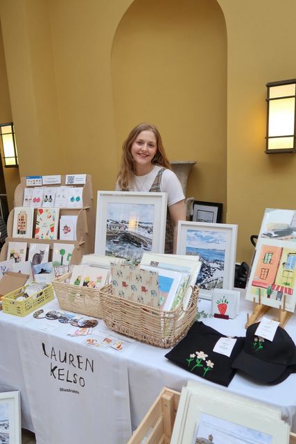 Lauren trading at Montalto Estate