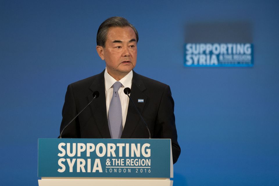 Chinese Foreign Minister Wang Yi will meet with David Lammy this week (Matt Dunham/PA)