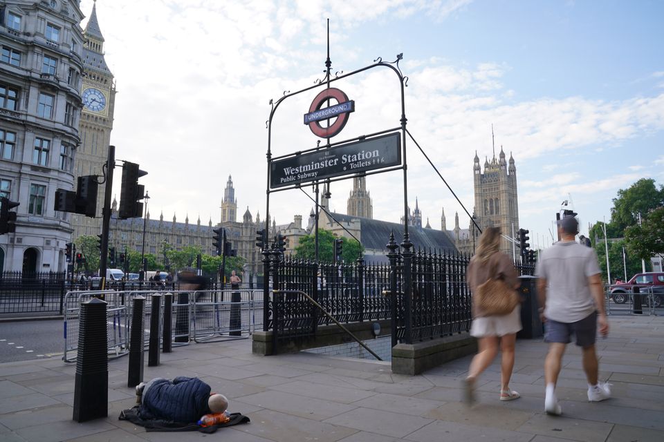 The funding will go towards tackling both rough sleeping and the growing use of temporary accommodation (Jonathan Brady/PA)