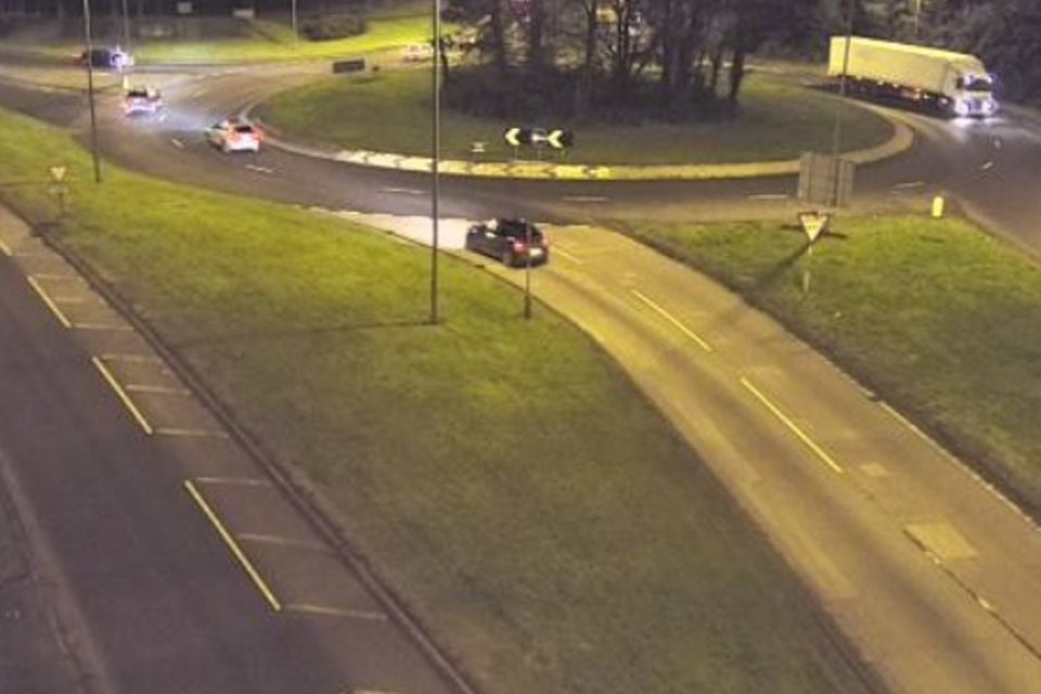 The A1 Hillsborough Road roundabout (Pic: Traffic Watch NI)