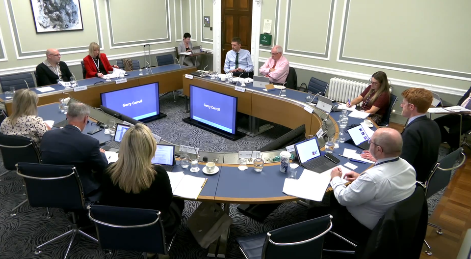 The Stormont Finance Committee hears evidence on city and growth deals on Wednesday (NI Assembly/PA)