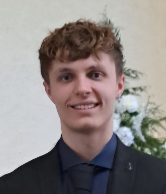 Kacper Dudek, 20, died after a tree fell on his car in Co Donegal early on Friday morning as Storm Eowyn arrived in Ireland (Garda/PA)