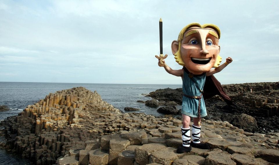 Finn McCool at the Giant's Causeway