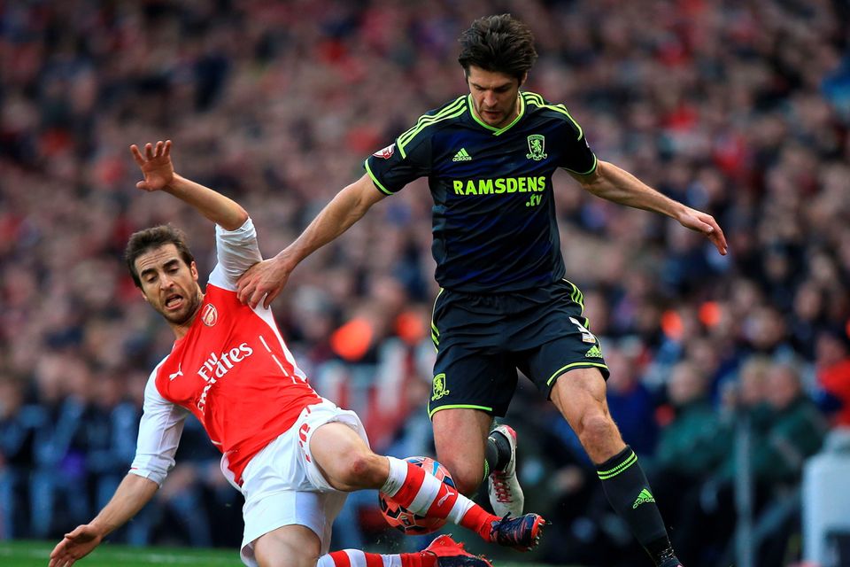 Soccer fa cup fifth round arsenal v middlesbrough emirates stadium