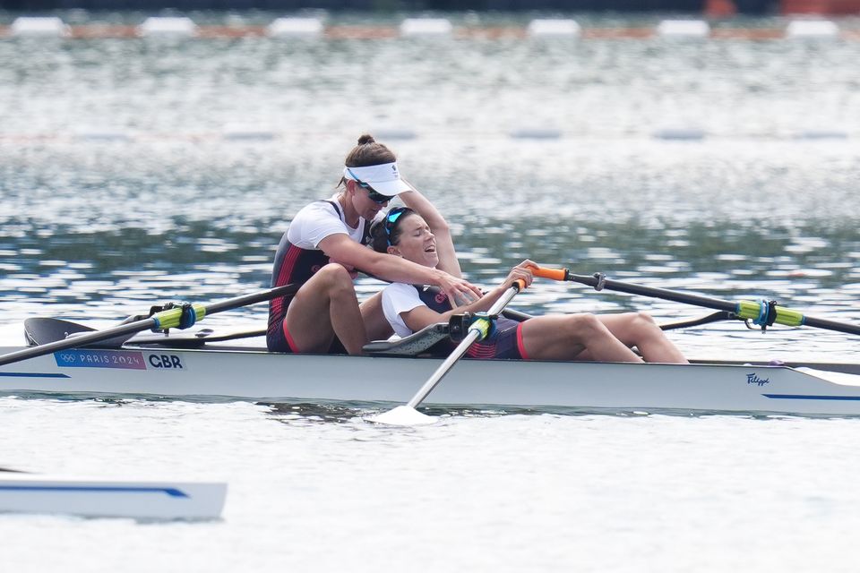 The two lost out on a medal by one-hundredth of a second at the Tokyo games (John Walton/PA)