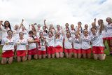 thumbnail: The Tyrone team celebrate their Electric Ireland All-Ireland Minor ‘C’ Final success over Mayo
