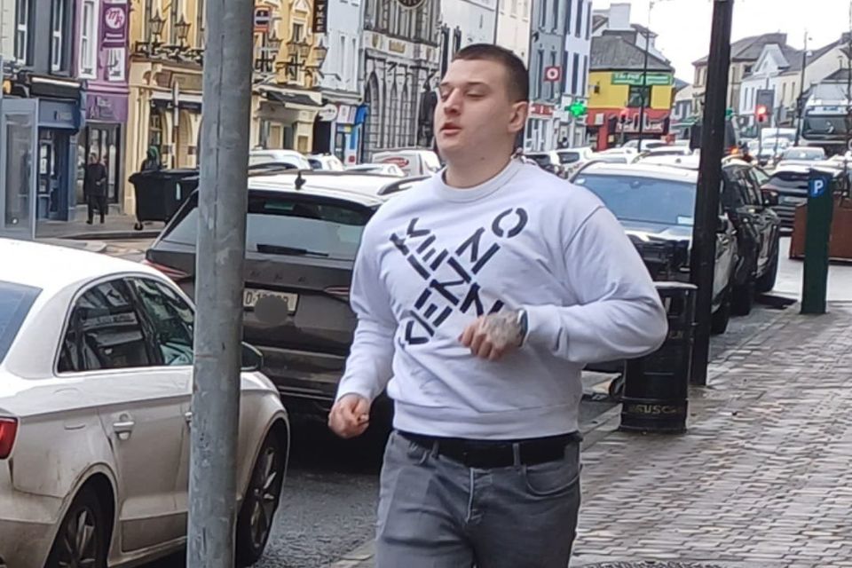 Filip Kowalski outside Longford Courthouse.