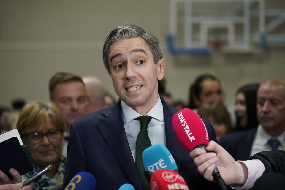 Mr Martin said he had had initial contact with Taoiseach and Fine Gael leader Simon Harris since the election (Niall Caron/PA)