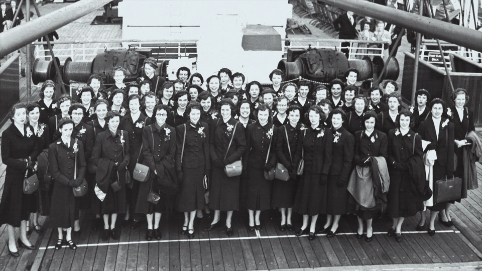 The young women were from all over Canada and around 17 years old at the time of the coronation (FeltFilm/PA)