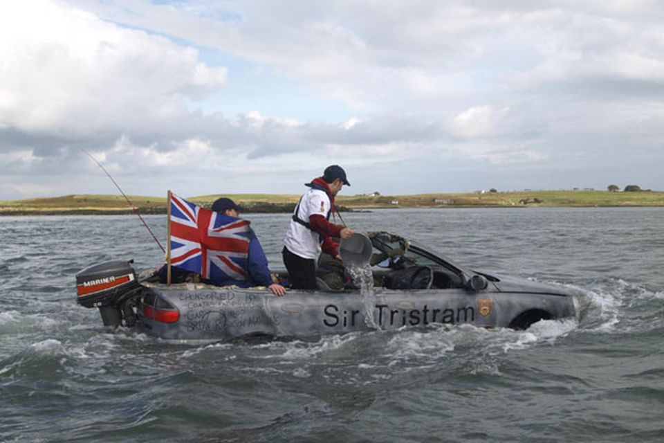 Men inspired by Top Gear Irish Sea crossing in Renault Laguna car | BelfastTelegraph.co.uk
