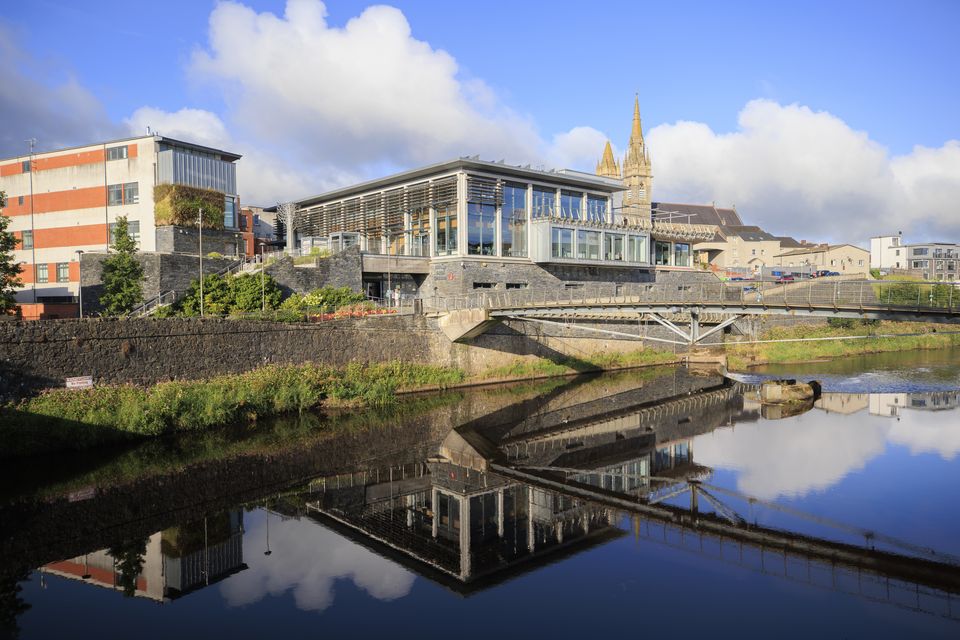 The public inquiry is taking place at the Strule Arts Centre in Omagh (Liam McBurney/PA)