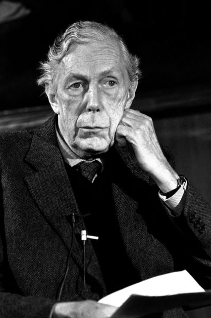 Anthony Blunt after he was publicly unmasked as a Soviet spy in 1979 (PA)