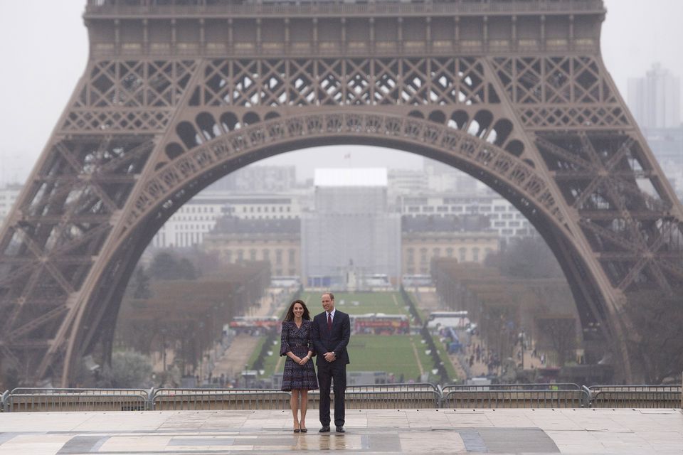 William and Kate last officially visited Paris in 2017 (Victoria Jones/PA)