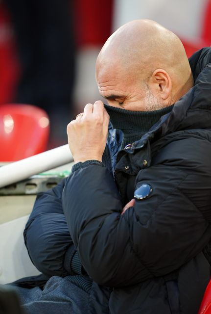 Pep Guardiola is facing his worst season as a manager (Peter Byrne/PA)