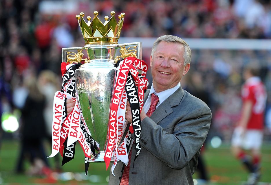 Ruben Amorim will become United’s seventh manager since Sir Alex Ferguson, pictured, retired (Martin Rickett/PA)