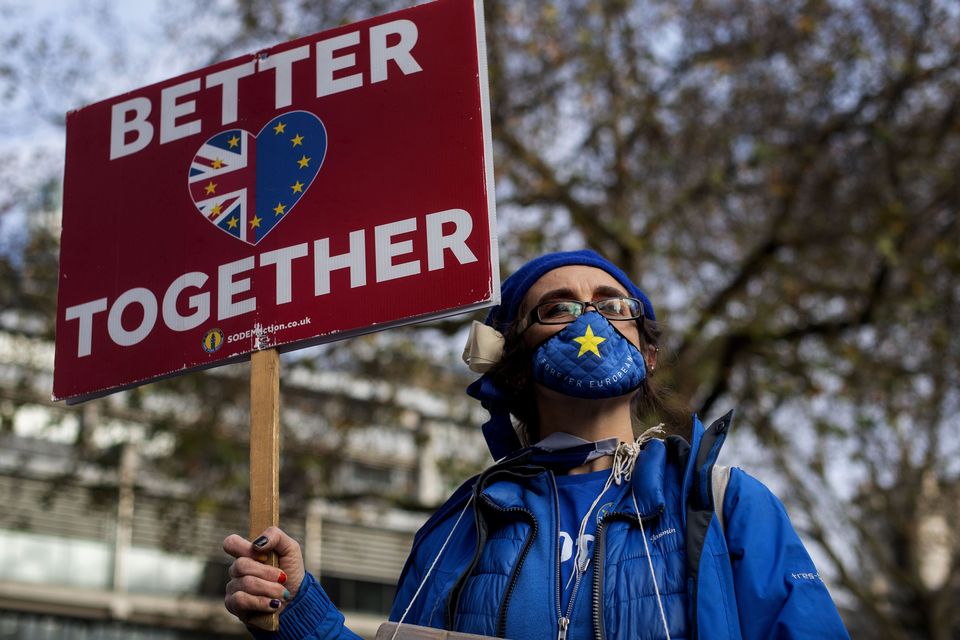 Most of the public thinks Brexit has been a failure and a majority backs rejoining the EU. (Victoria Jones/PA)