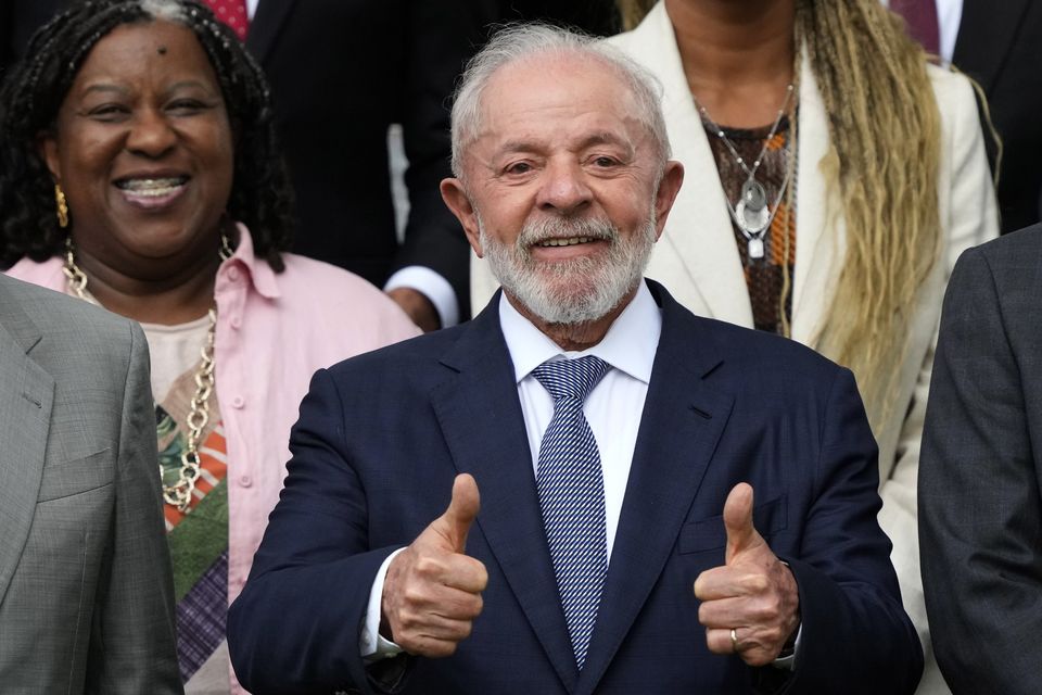 Brazil’s President Luiz Inacio Lula da Silva (AP Photo/Eraldo Peres)