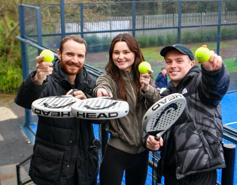 Cast members Martin McCann, Katherine Devlin and Nathan Braniff at Belfast Boat Club. Photo: Andrew McCarroll/Pacemaker