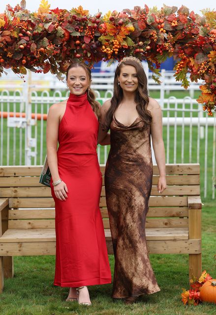 Niamh McDonald and Roisin Murphy on Day 1 of Ladbrokes Festival of Racing at Down Royal Racecourse. Image: Press Eye