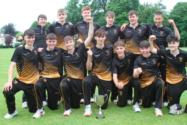 Adam Leckey takes three wickets in four balls to help RBAI win a record 13th Schools’ Cup